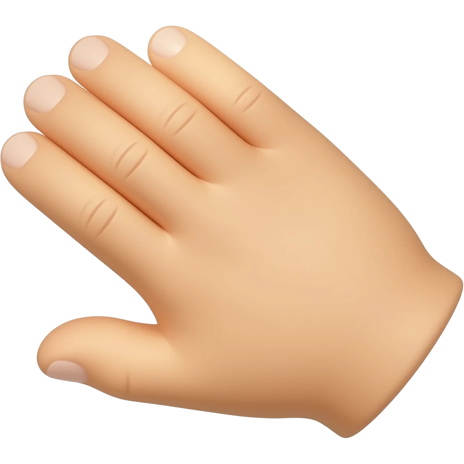 Serçe parmak ile baş parmak kapalı 1 tane daha emoji