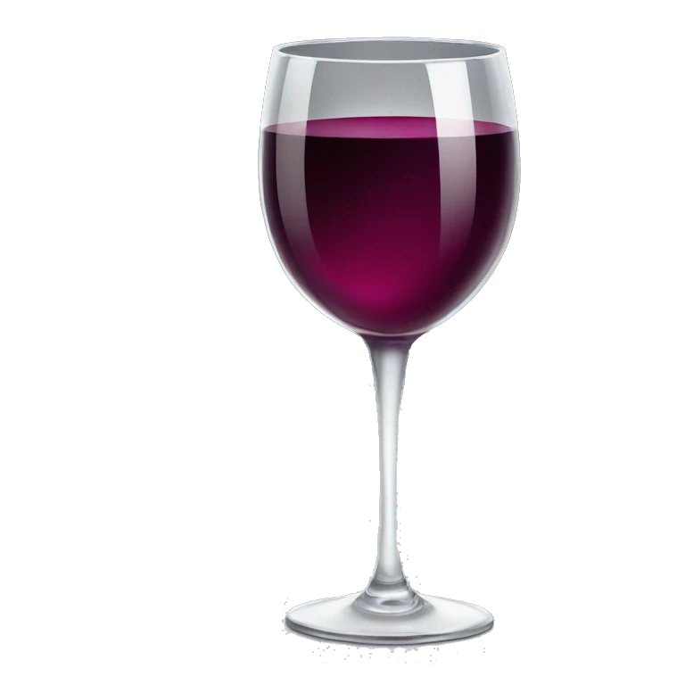 Wine glass emoji