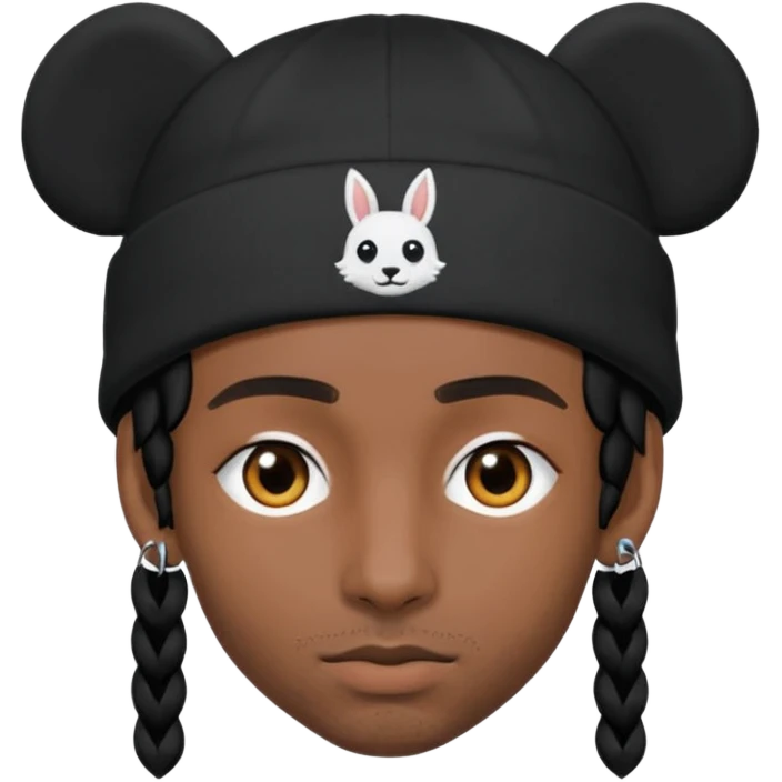 Bonnet à oreilles longues et pointues de playboi carti  emoji