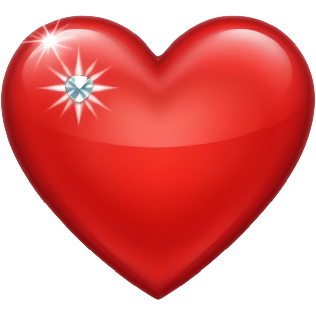 heart with a sparkling diamond border emoji