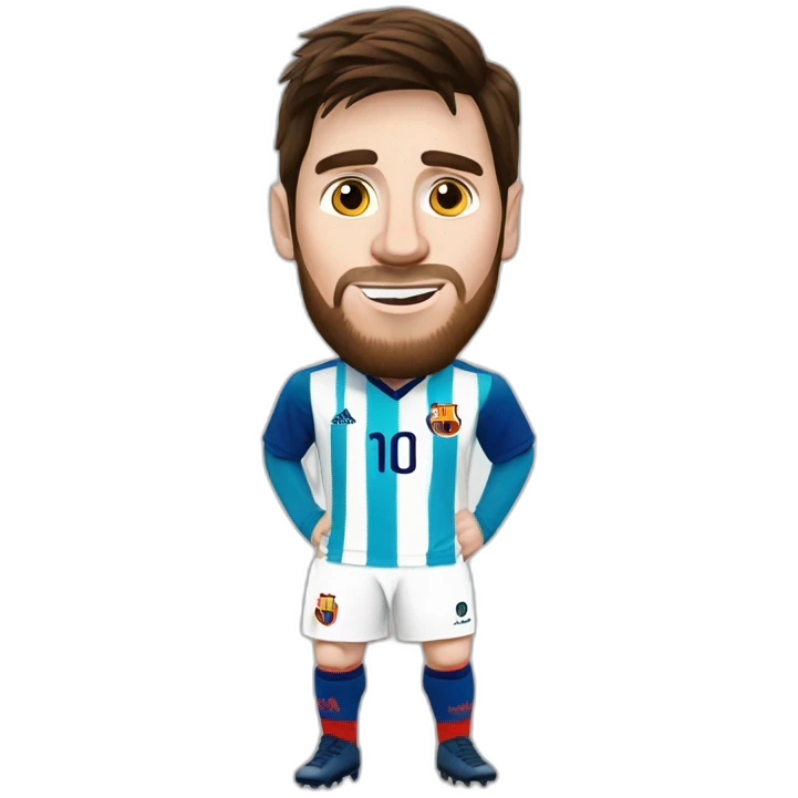 Messi sur une chèvre  emoji