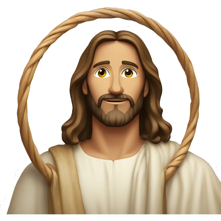Jesus Christ hooping  emoji