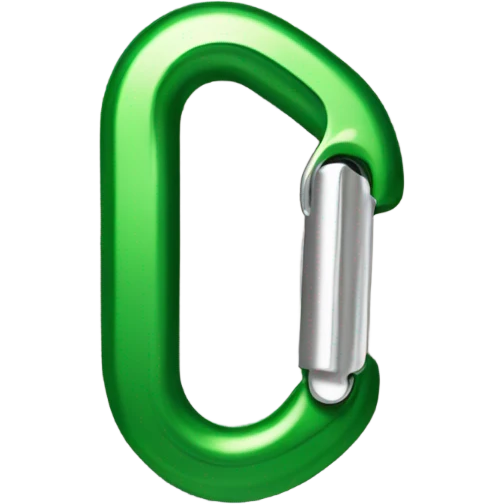 Green Carabiner emoji