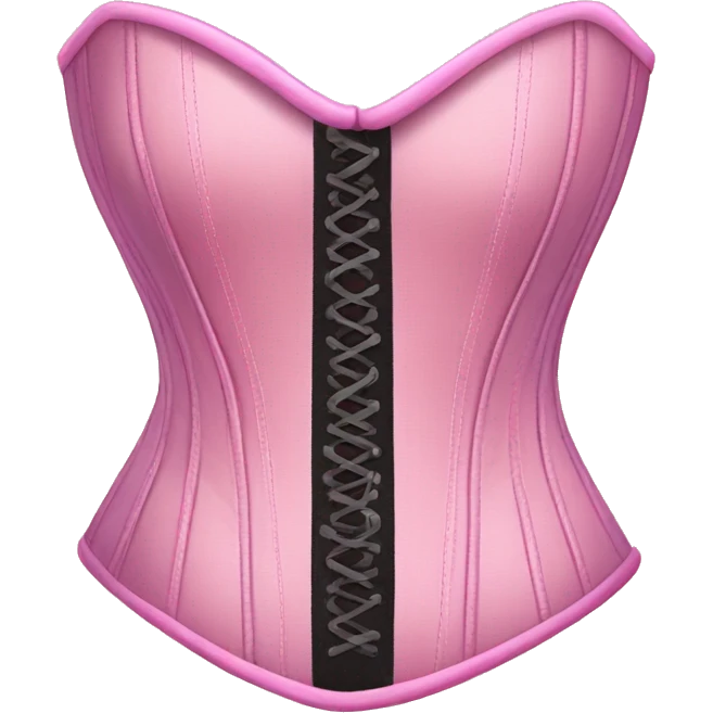 Pink corset emoji
