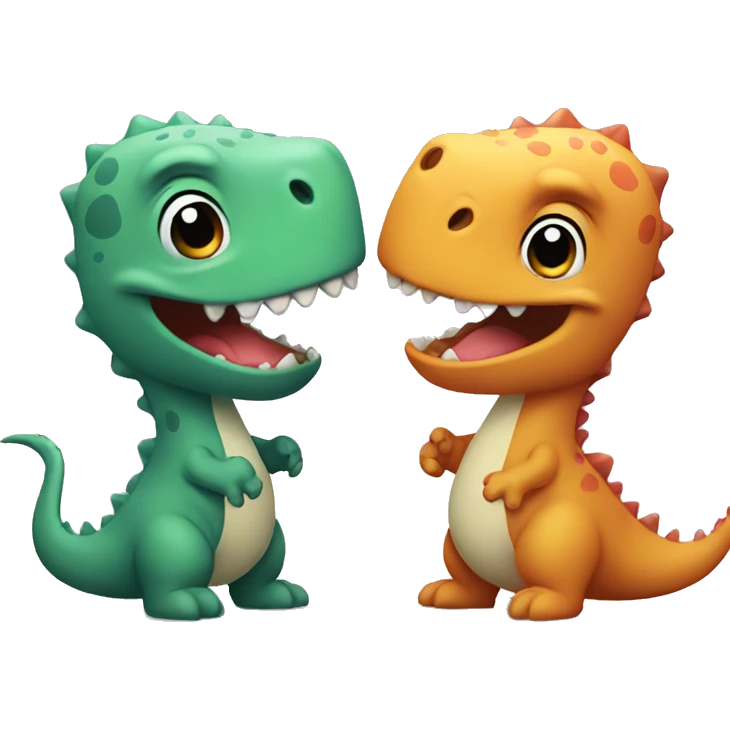 Dino love emoji