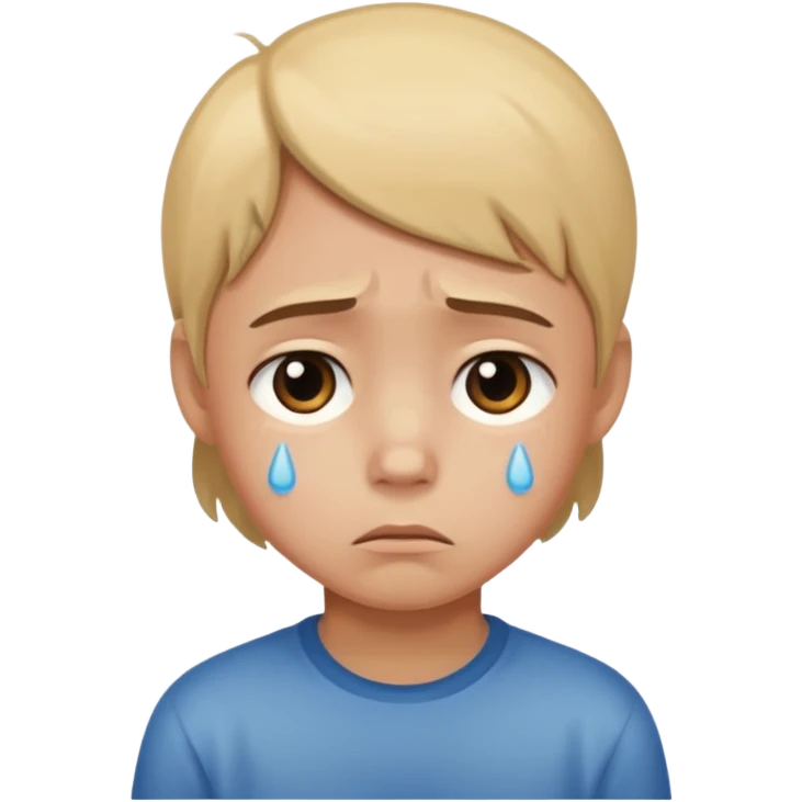 child with Shame - painful feeling from consciousness of guilt or dishonor emoji
