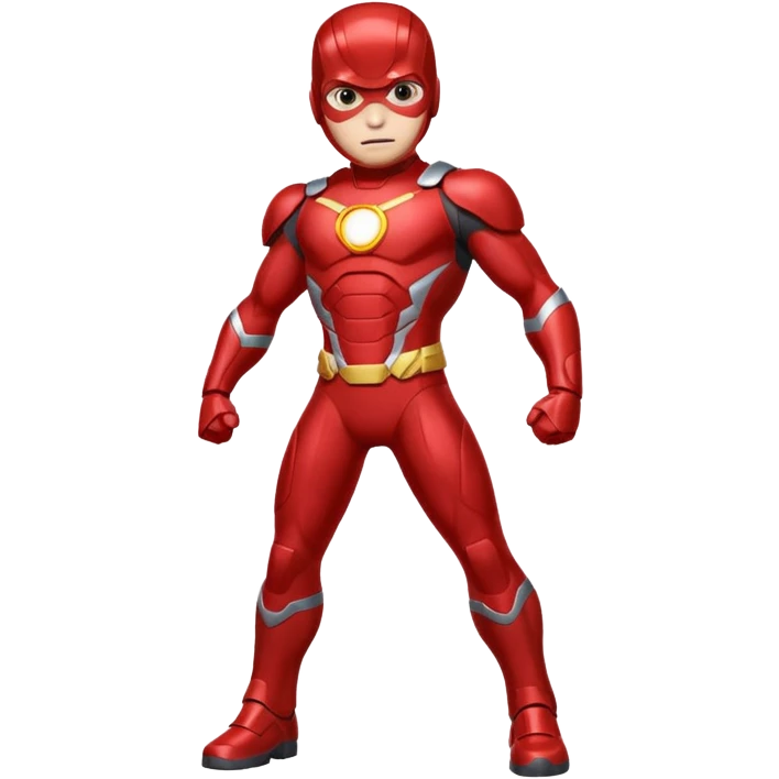 Red iron super suit hero emoji
