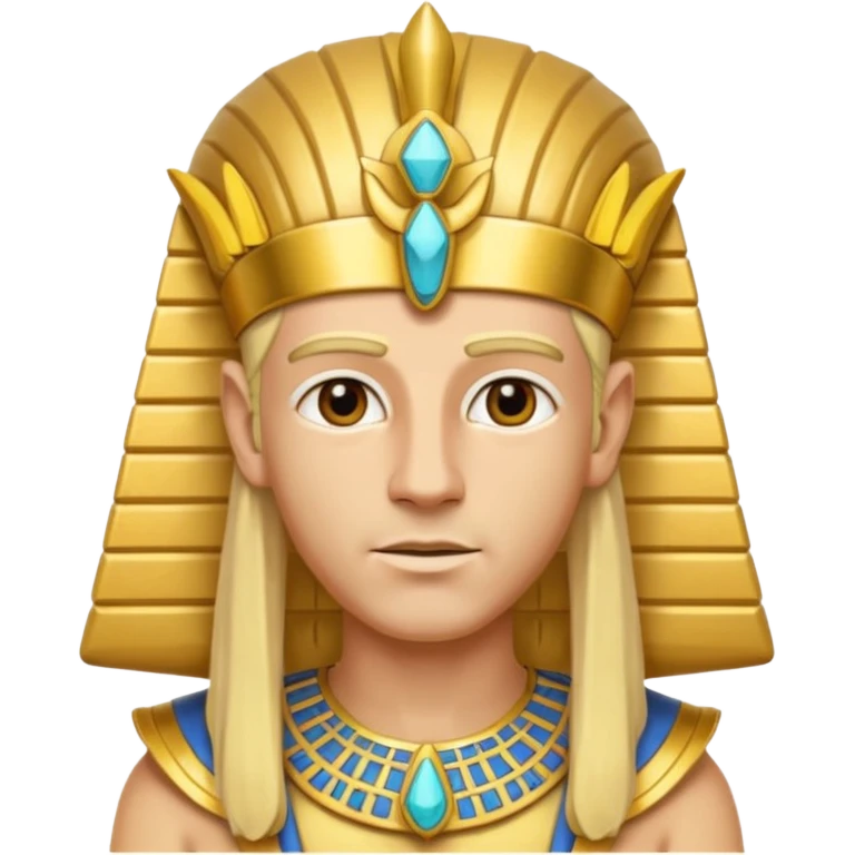 Egipto faraón hombre blanco rubio  emoji