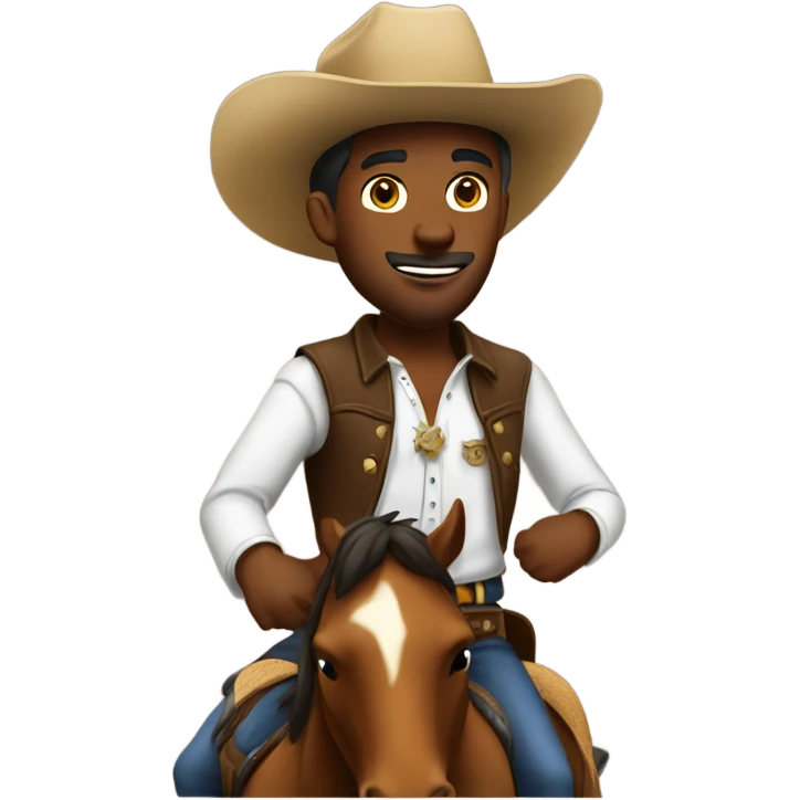 Cowboy on a horse  emoji