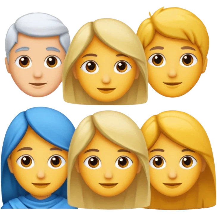 Mavi yuvarlağın içinde beyaz tik emoji