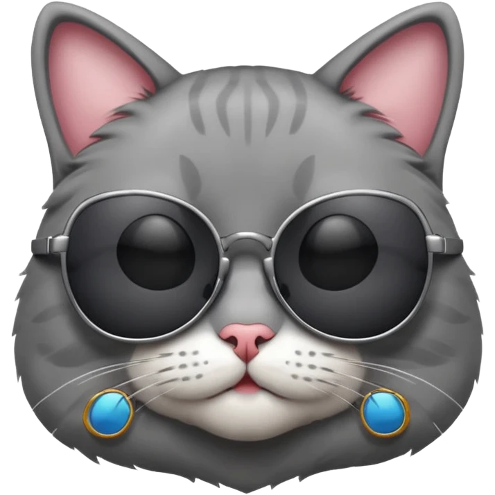 Cat wearing sunglasses emoji
