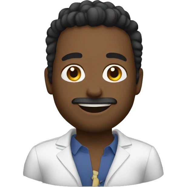 Nego sorrindo emoji