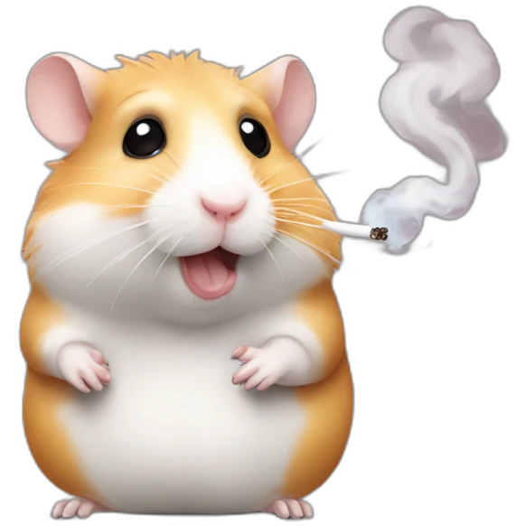 hamster smoking emoji