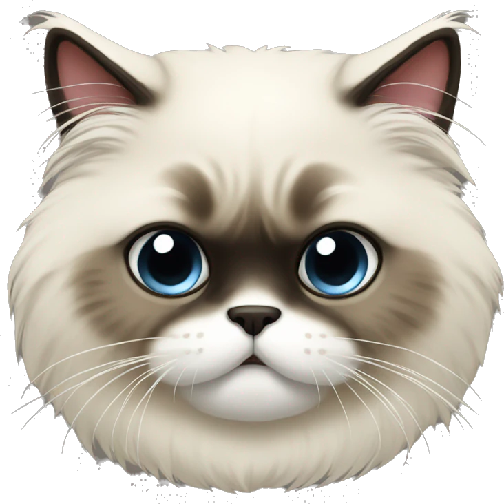 himalayan cat cute emoji