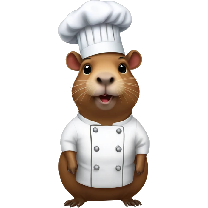 chef capybara  emoji
