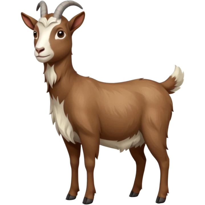 adult Goat, full body emoji
