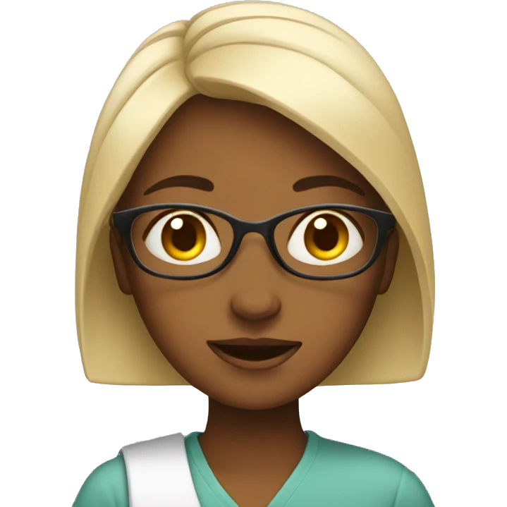 CUTE, SMART, WOMAN emoji