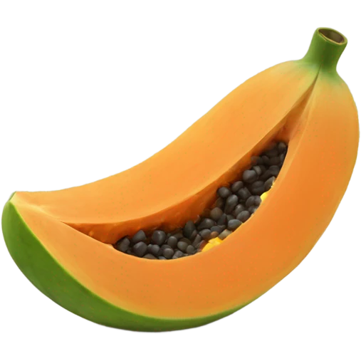 Realistic Papaya  emoji
