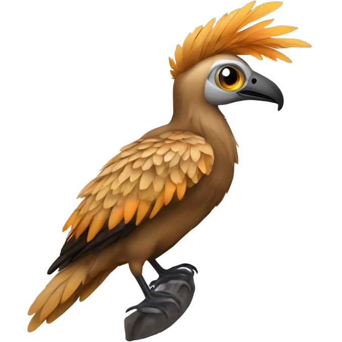 animal de plumas (ave) fusionado con un helicóptero  emoji