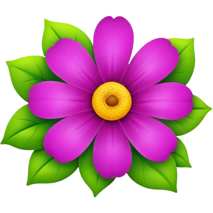 Fiyonklu çiçek  emoji