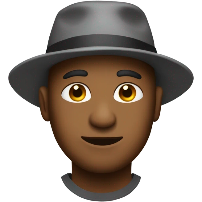 Maddace with hat emoji