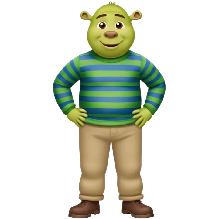 Shrek as blue's clues  emoji