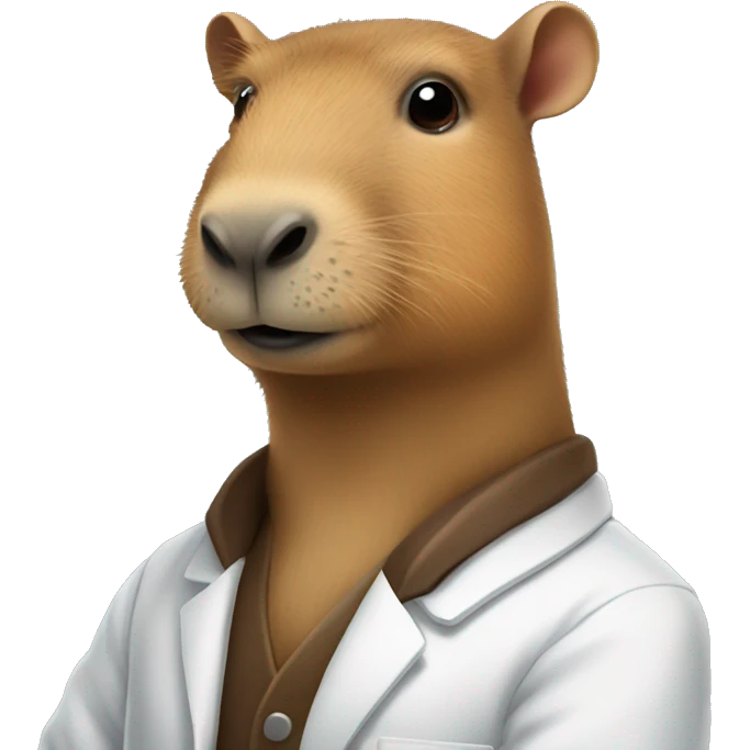 Capybara chemist  emoji