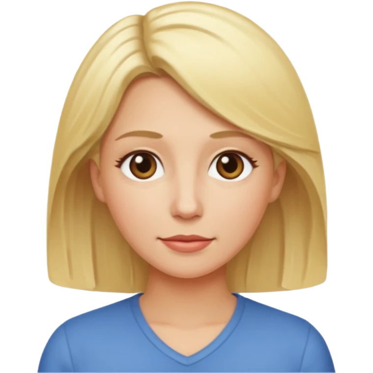 mom with blond hair emoji