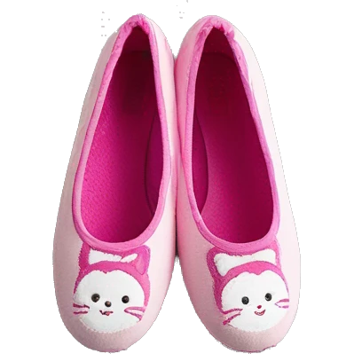Chaussons ballerines isotoner pour femme coquet emoji
