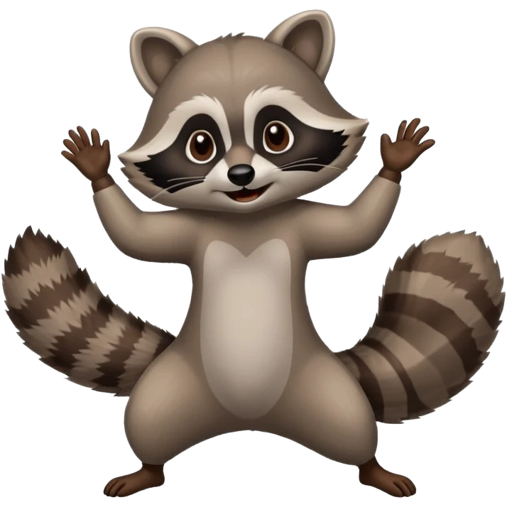 dancing racoon emoji