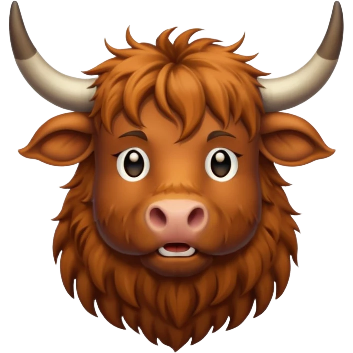 Highland cow emoji
