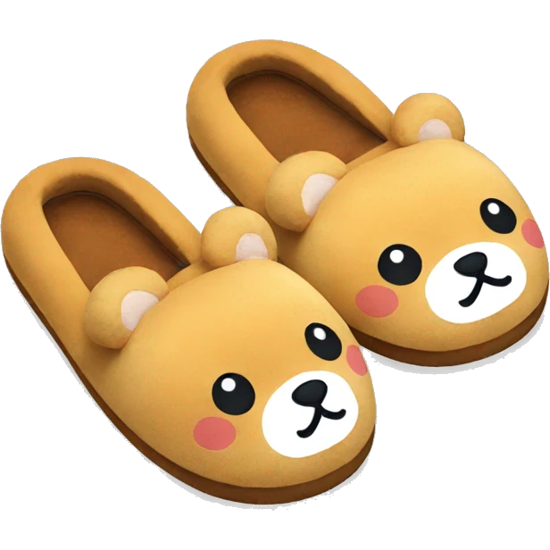 rilakkuma slippers emoji