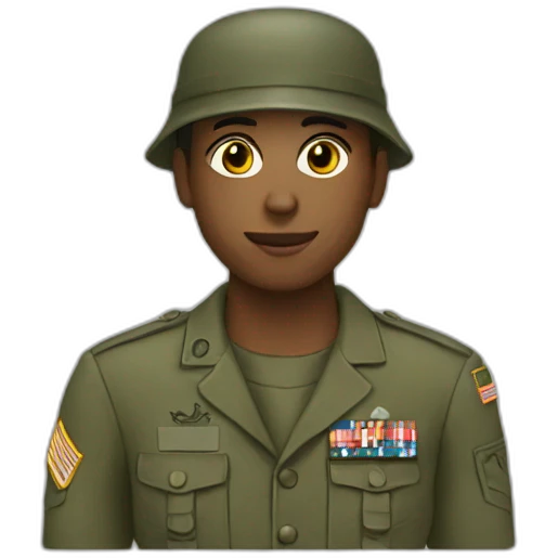 Salute soldiers emoji