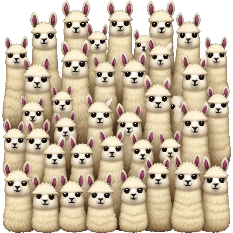 Lot llama emoji emoji