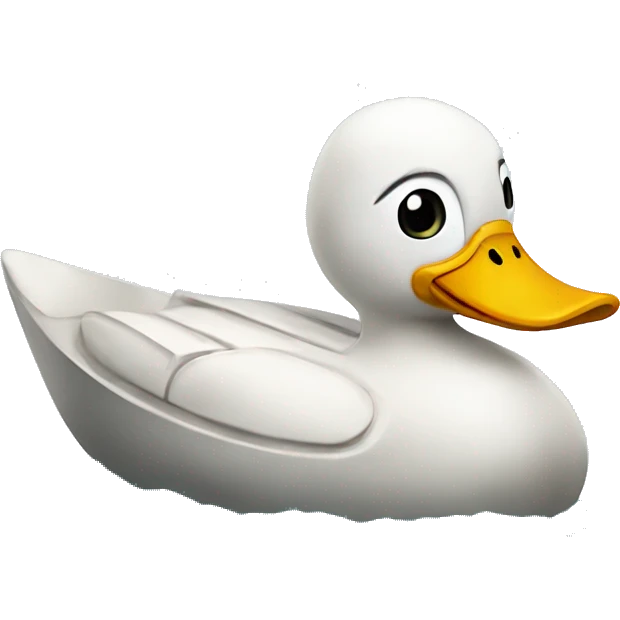 duck on a boat emoji