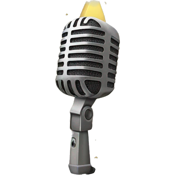 stars flying from a microphone emoji