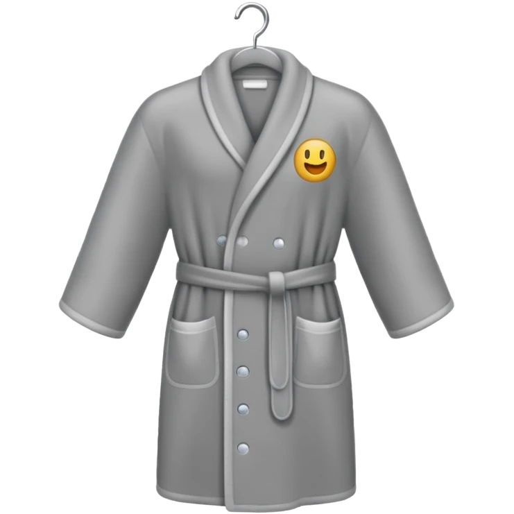 grey shower robe emoji