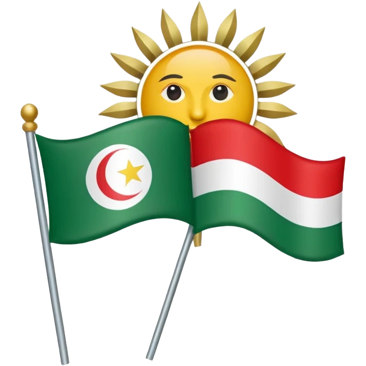 Kürdistan flags one emoji