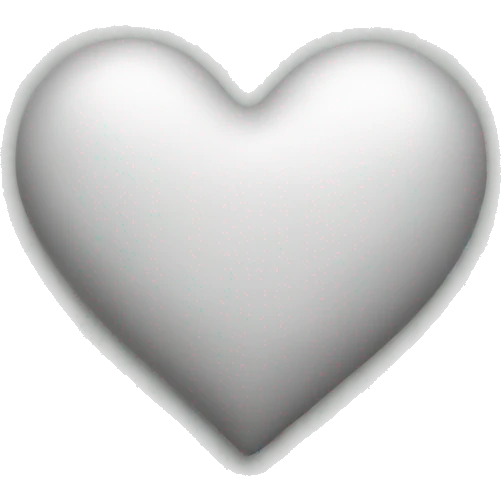 White heart emoji