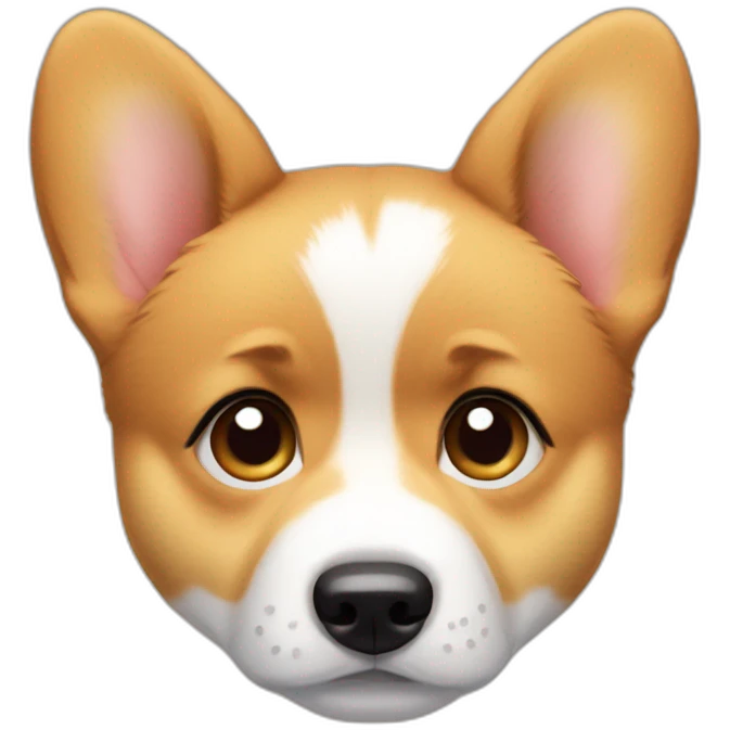Corgi puppy sad emoji