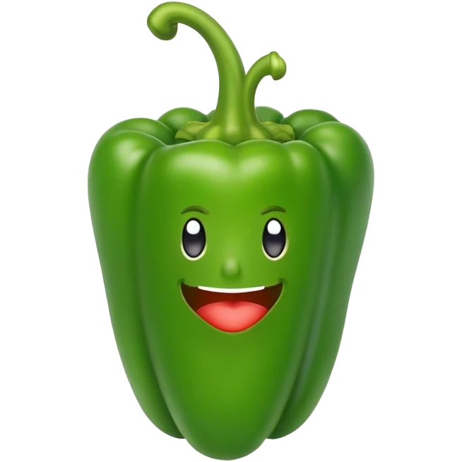 Green Bell pepper emoji