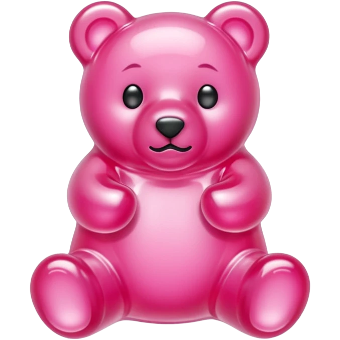 Pink Crystalline Gummybear emoji