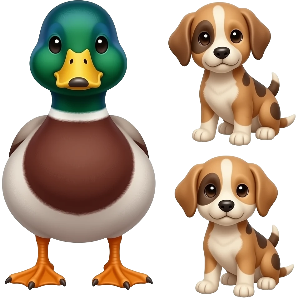 Ducks a ka mud puppies! emoji
