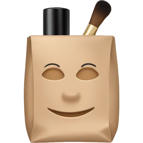 Make up beige package  emoji