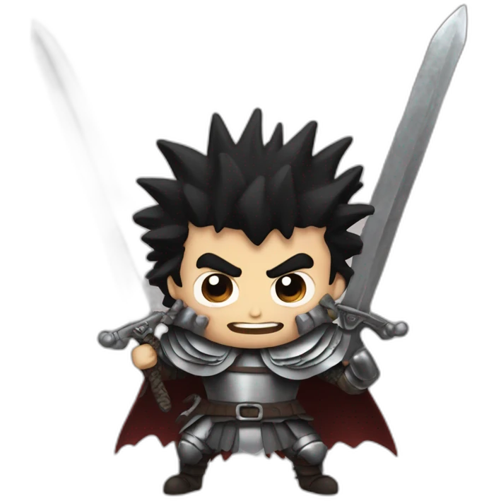 angry berserk guts with large sword emoji