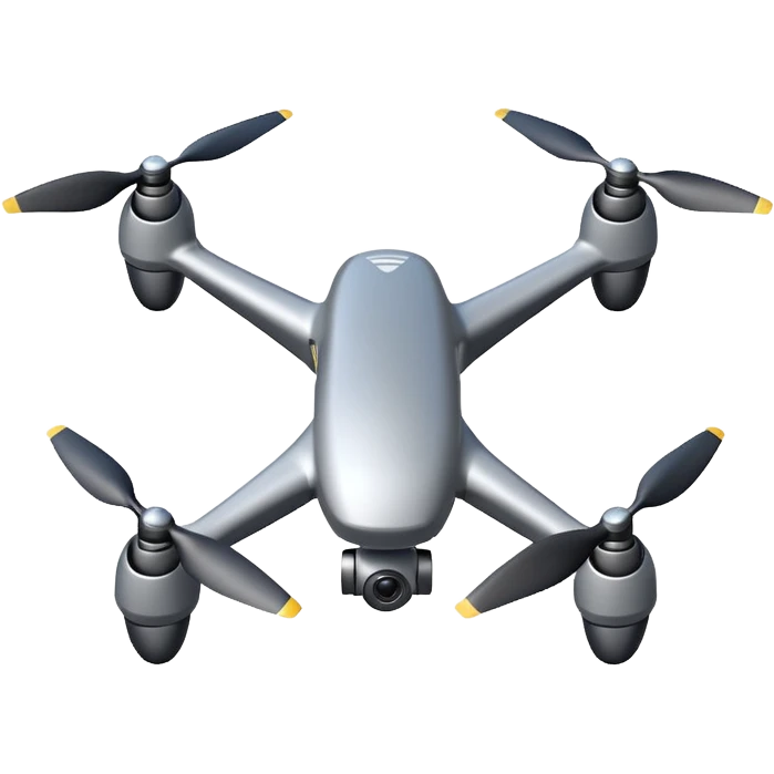 Drone – Quad-copter with spinning propellers emoji