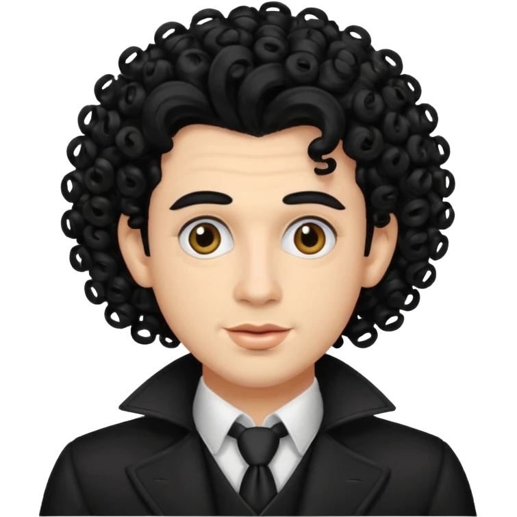 curly  drag king emoji