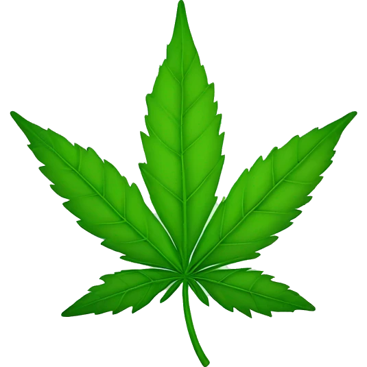 Weed leaf emoji