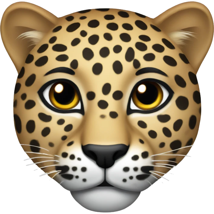 Trasparent leopard  emoji