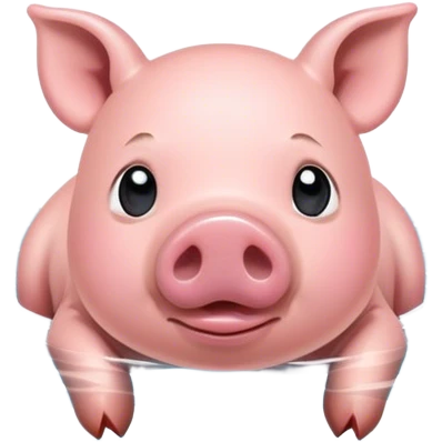 pig swimming in ocean emoji